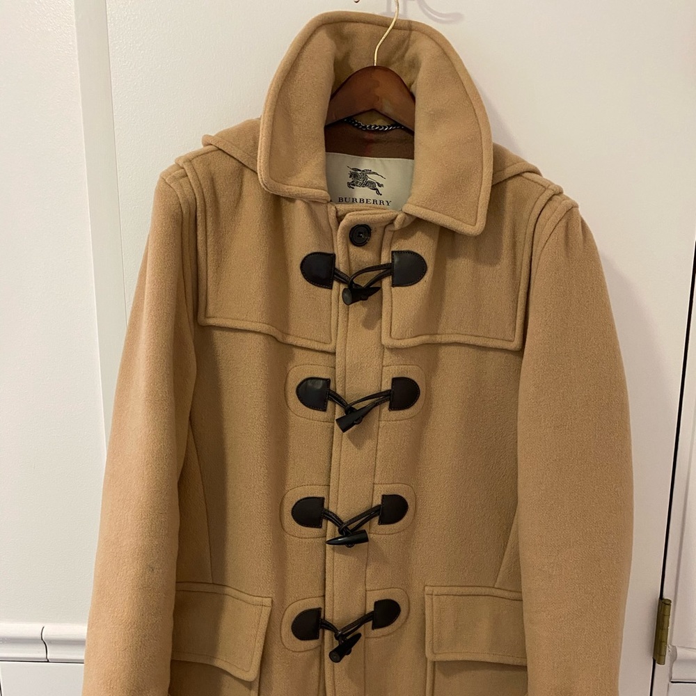 Men’s Burberry 100% Wool Duffel Coat
